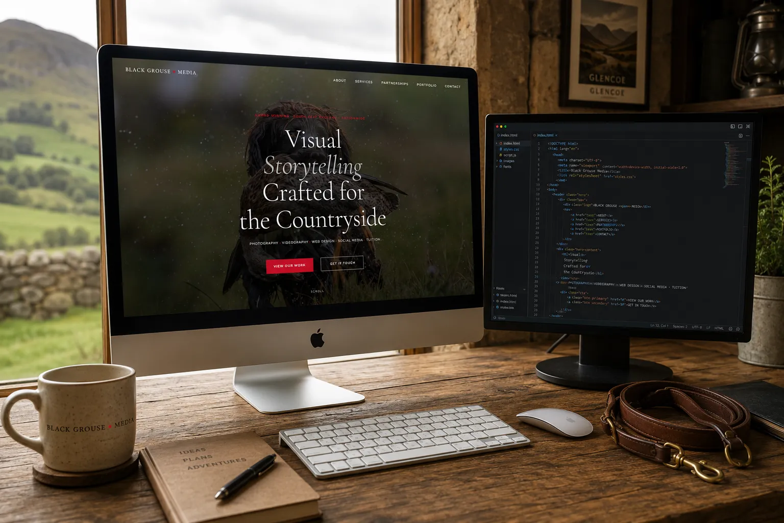 Website platform project screenshot